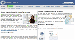 Desktop Screenshot of fasttranslator.com